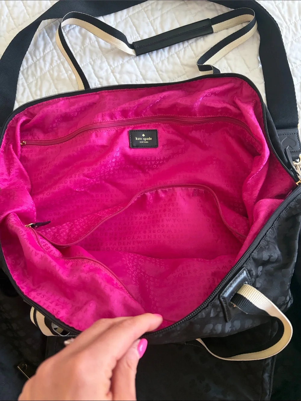 Kate Spade Travel Bag with Removable Shoulder Strap